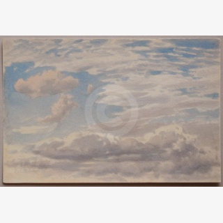 Zwölf Wolken- und Landschaftsdarstellungen