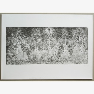 Verfallene Grabsteine in Oberweimar, aus:...