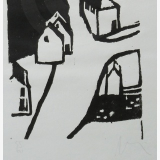 Th�ringen, aus: &bdquo;Th�ringen 79 &ndash; Stellungnahmen zu einer Landschaft&ldquo;, Hrsg. Museen der Stadt Gotha, Schlossmuseum &ndash; Kupferstichkabinett, verschiedene K�nstler