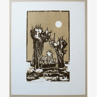 Kopfweiden im Winter, aus: Grafik `79, gewidmet dem 30....