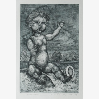 Kindheitsstillleben, aus: Vierte Leipziger Grafikmappe -...