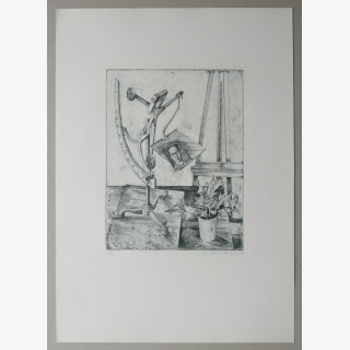 Stillleben mit Briefwaage, aus: Vierte Leipziger...