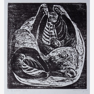 Der geteilte Fisch, aus: Vierte Leipziger Grafikmappe -...