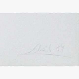 Zwei M�nnerk�pfe, aus: F�r Stephan Hermlin, zum 13. April 1985, Grafische Bl�tter verschiedener K�nstler, Hrsg. von Lothar Lang und Hans Marquardt, Grafik -Edition XX, Verlag Philipp Reclam jun. Leipzig