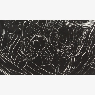 &hellip;heute bestimmt alles zu gewinnen oder morgen alles zu verlieren, aus: &bdquo;Um Brot und Frieden&ldquo;, 1987, Verband Bildender K�nstler der DDR anl. des 70. Jahrestages der Gro�en Soz. Oktoberrev., Berlin, Versch. K�nstler