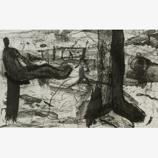 Beine wie B�ume, aus: &bdquo;Um Brot und Frieden&ldquo;, 1987, Verband Bildender K�nstler der DDR anl. des 70. Jahrestages der Gro�en Soz. Oktoberrevolution, Berlin, Versch. K�nstler