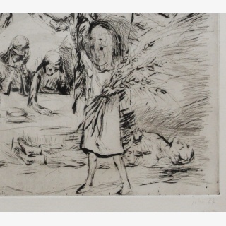 Um Brot und Frieden, aus: &bdquo;Um Brot und Frieden&ldquo;, Verband Bildender K�nstler der DDR anl. des 70. Jahrestages der Gro�en Soz. Oktoberrevolution, Berlin, 1987, Versch. K�nstler