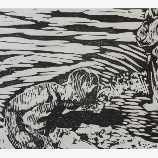 Rufende Kinder am Wasser