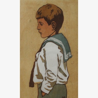 Knabe im Matrosenanzug