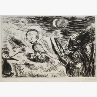 Der Vogel mit dem Kinderkopf