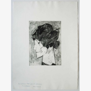 Frau mit Bl�ten im Haar