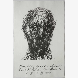 Original-K�nstlerplakat Max Uhlig Grafik und Aquarelle,...