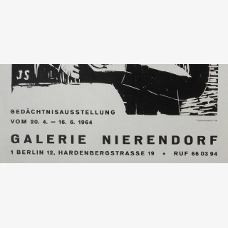 Original-K�nstlerplakat, Ged�chtisausstellung Josef...