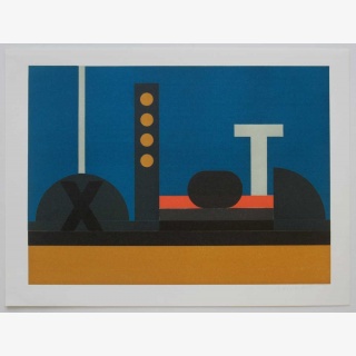 Geometrische Konstruktion, aus: Graphische Et�den, 1982,...