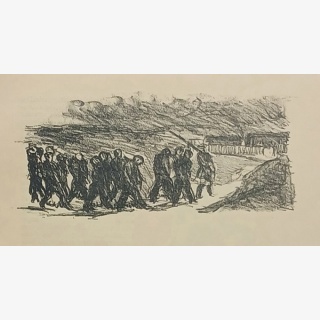 4 Illustrationen zu Dostojewskys Aus einem Totenhaus, Seiten 289-292, aus: Kunst und K�nstler. Monatsschrift f�r Bildende Kunst und Kunstgewerbe, Jahrgang XI, Heft VI, M�rz 1923. Verlag: Berlin, Cassirer