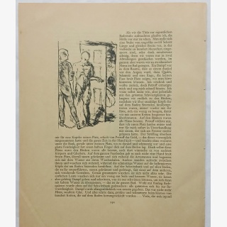 4 Illustrationen zu Dostojewskys Aus einem Totenhaus, Seiten 289-292, aus: Kunst und K�nstler. Monatsschrift f�r Bildende Kunst und Kunstgewerbe, Jahrgang XI, Heft VI, M�rz 1923. Verlag: Berlin, Cassirer