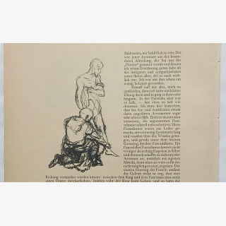 4 Illustrationen zu Dostojewskys Aus einem Totenhaus, Seiten 289-292, aus: Kunst und K�nstler. Monatsschrift f�r Bildende Kunst und Kunstgewerbe, Jahrgang XI, Heft VI, M�rz 1923. Verlag: Berlin, Cassirer