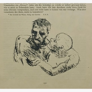 4 Illustrationen zu Dostojewskys Aus einem Totenhaus, Seiten 289-292, aus: Kunst und K�nstler. Monatsschrift f�r Bildende Kunst und Kunstgewerbe, Jahrgang XI, Heft VI, M�rz 1923. Verlag: Berlin, Cassirer