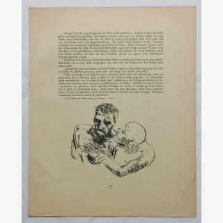 4 Illustrationen zu Dostojewskys Aus einem Totenhaus, Seiten 289-292, aus: Kunst und K�nstler. Monatsschrift f�r Bildende Kunst und Kunstgewerbe, Jahrgang XI, Heft VI, M�rz 1923. Verlag: Berlin, Cassirer