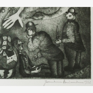 Zu F. Kafka Der Prozess-die Hinrichtung, aus: Hermann...