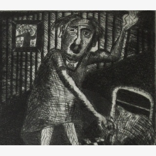 Zu F. Kafka Das Urteil, aus: Hermann Naumann Grafik zu...
