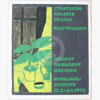 Originalplakat Staatliche Galerie Dessau