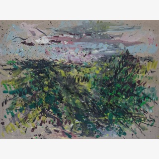 Landschaftsskizze November 2018 Gera