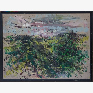 Landschaftsskizze November 2018 Gera